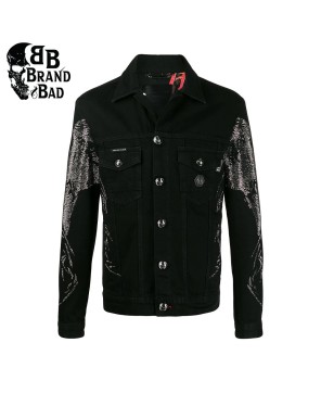 BB Skull Denim Jacket for Men