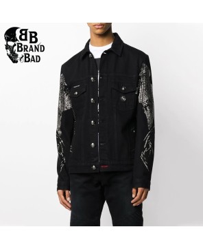 BB Skull Denim Jacket for Men