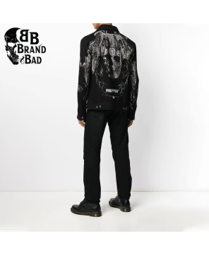 BB Skull Denim Jacket for Men