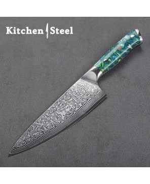 Colorful Resin Handle Chef Knife