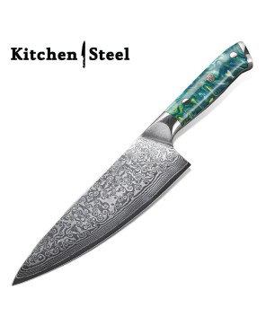 Colorful Resin Handle Chef Knife