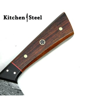 Damascus Chef Knife by Kitchen Steel