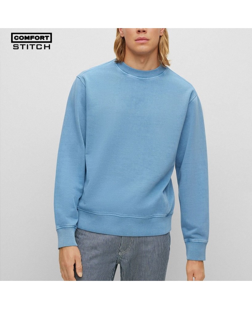 Blue Crew neck Sweatshirt