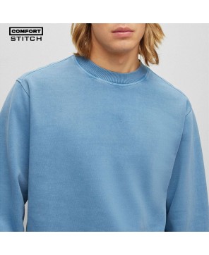 Blue Crew neck Sweatshirt