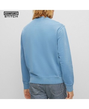 Blue Crew neck Sweatshirt