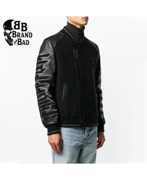 Handmade Patch Bomber Jacket for Men’s