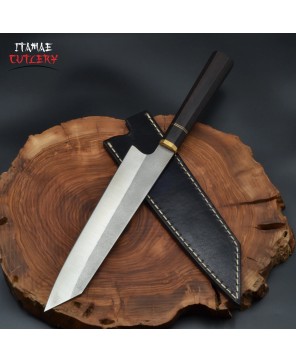 Stainless Steel Chef Knife, African Black Tree Handle