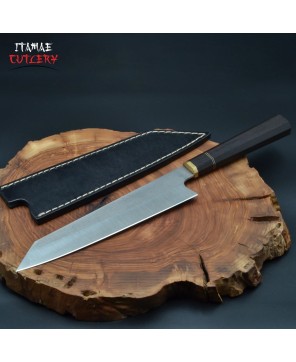 Stainless Steel Chef Knife, African Black Tree Handle