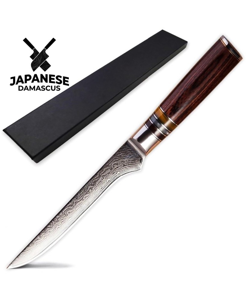 Japanese Damascus Boning Knife