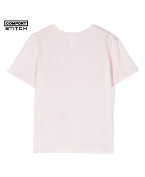 Cartoon Print Light Pink Tee