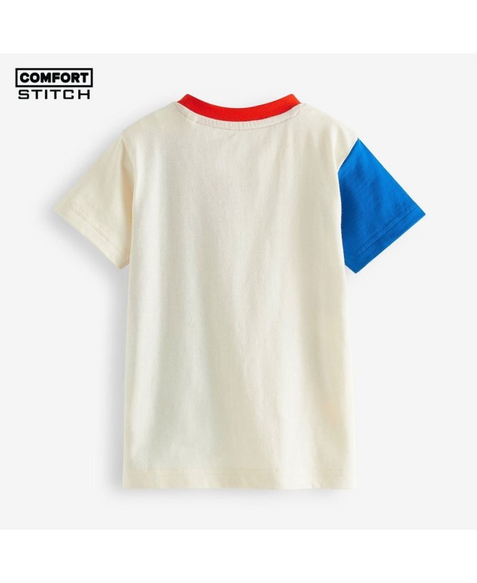 Mickey Mouse Rainbow Colourblock Short Sleeve T-Shirt (3yrs-8yrs)