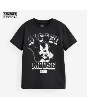 Black Mickey Mouse T-Shirt (3-16yrs)