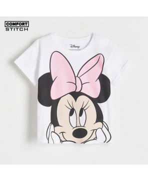 Minnie Mouse-Printed T-Shirt