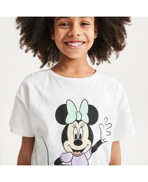 Minnie Mouse-Printed T-Shirt