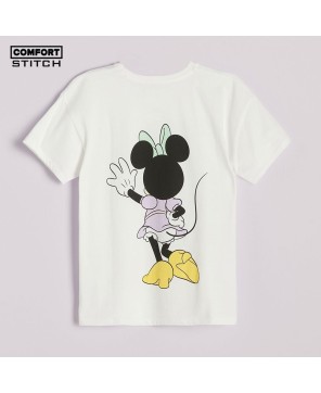 Minnie Mouse-Printed T-Shirt