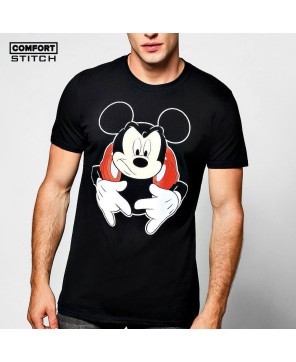 Black DJ Mickey Mouse Tee