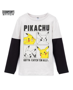 Long-Sleeved Character T-Shirt