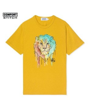  'Lion' Graphic Print T-Shirt