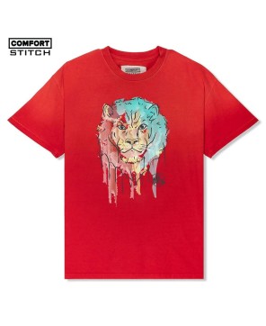  'Lion' Graphic Print T-Shirt