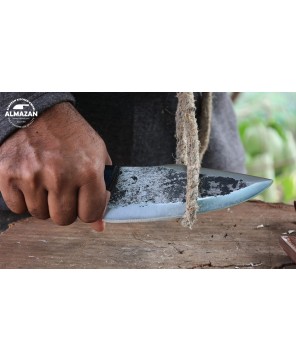 Almazan® Handmade Hunting Knife | Carbon Steel Blade