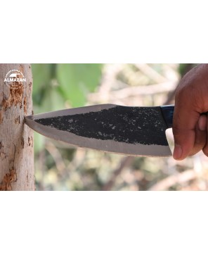 Almazan® Handmade Hunting Knife | Carbon Steel Blade