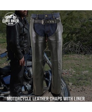 Men's Custom Leather Chaps