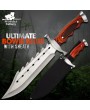 Sinful Spiked Bowie Knife With Nylon Sheath