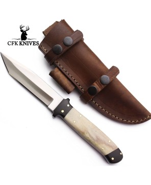 Bone Handle D2 Steel Hunting Knife: Premium Craftsmanship