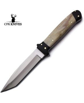 Bone Handle D2 Steel Hunting Knife: Premium Craftsmanship