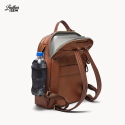 Premium Leather Laptop Backpack