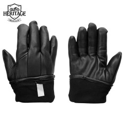 Premium Deerskin Motorcycle Gloves - Adjustable Wrist Strap