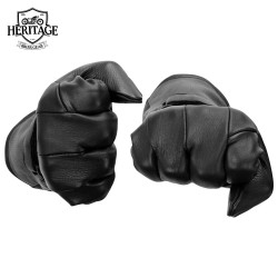 Premium Deerskin Motorcycle Gloves - Adjustable Wrist Strap