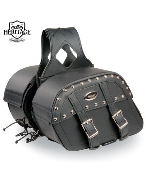 Studded Throw-Over Saddlebags