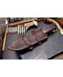 Handmade Sheep Horn Camping Bushcraft Knife