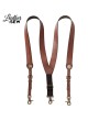 Western Style Leather Suspenders