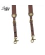 Western Style Leather Suspenders