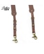 Western Style Leather Suspenders