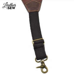 Western Style Leather Suspenders