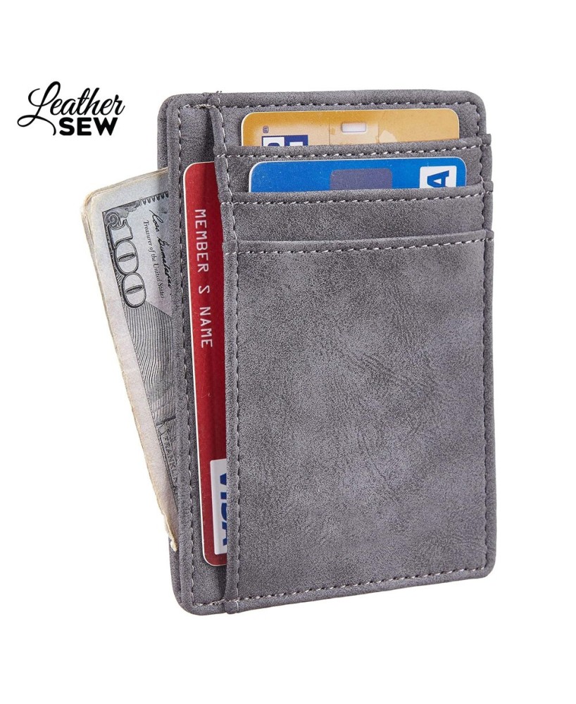 Men's Minimalist Leather Slim Wallet