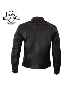 Gable Waterproof Leather Biker Jacket for Men