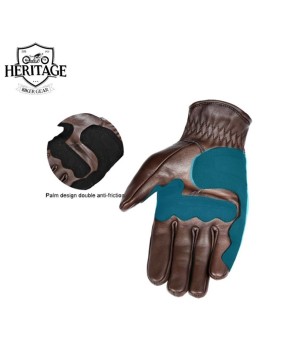 Genuine Perforated Motorcycle Leather Gloves