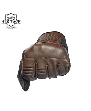 Heritage Thermal Leather Biker Gloves