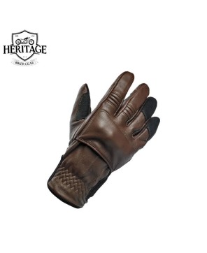 Heritage Thermal Leather Biker Gloves