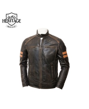 Vintage Leather Biker Jacket | Retro-Inspired Style