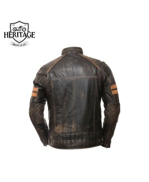 Vintage Leather Biker Jacket | Retro-Inspired Style