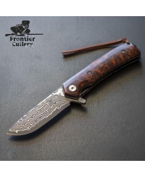 Snakewood Flipper Folding Knife