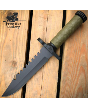 Outdoor Survival Knife - Durable 440 Stainless Steel Blade