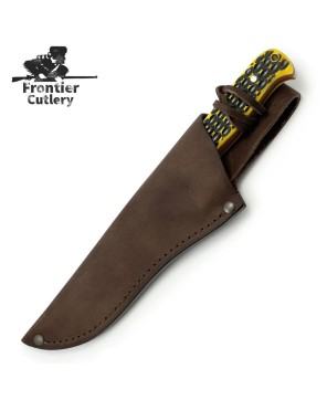 "Frontier Blades Hunting Knife - Razor-Sharp Stainless Steel"