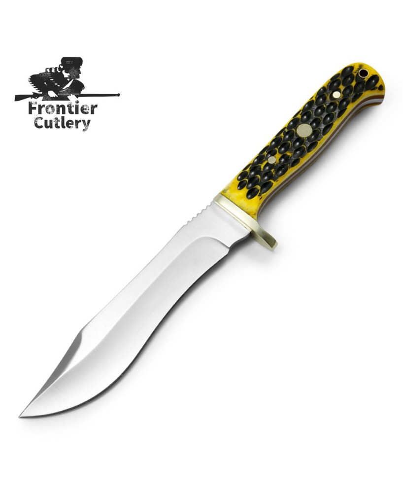 "Frontier Blades Hunting Knife - Razor-Sharp Stainless Steel"