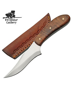 BurlWood Handle Skinning Knife